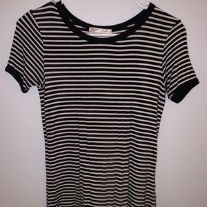 stripped tee